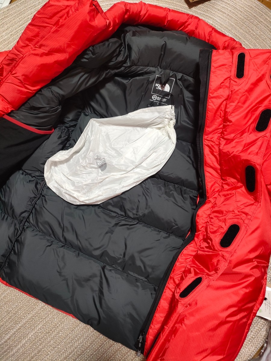 新品 未使用 ノースフェイス 最高峰 ダウンジャケット ヒマラヤンパーカー L ファイアリーレッド THE NORTH FACE ジャケット 900フィル 赤_画像5