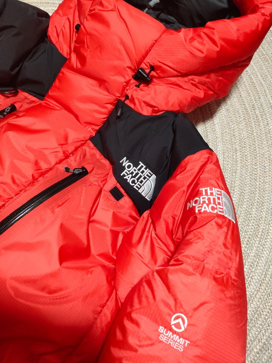 新品 未使用 ノースフェイス 最高峰 ダウンジャケット ヒマラヤンパーカー L ファイアリーレッド THE NORTH FACE ジャケット 900フィル 赤_画像2