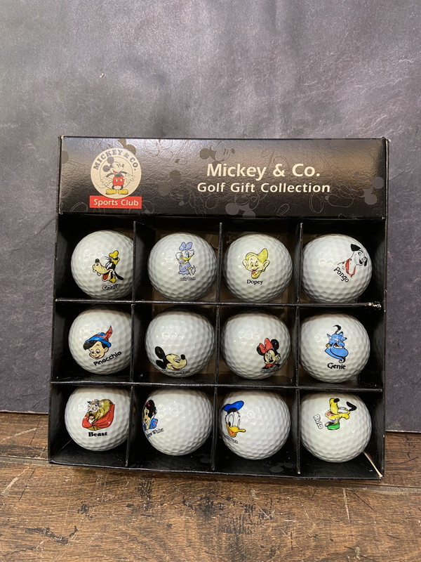 S-201◆1円～◆Mickey&Co. Golf Gift Collection ゴルフボールセット ディズニー ミッキー ミニー_画像1
