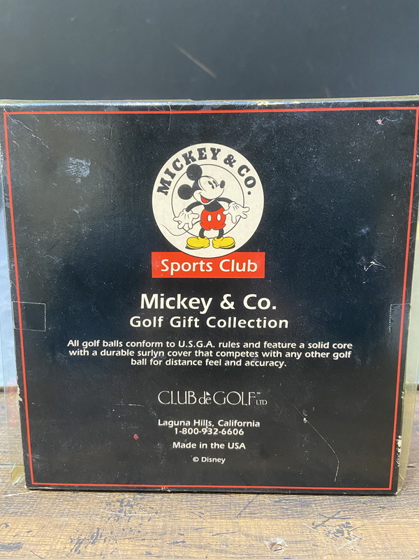 S-201◆1円～◆Mickey&Co. Golf Gift Collection ゴルフボールセット ディズニー ミッキー ミニー_画像3