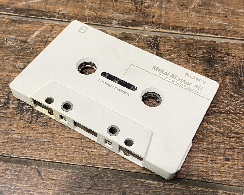 S-287◆SONY Metal Master 46 CERAMIC COMPOSITE メタルポジション カセットテープ ソニー_画像3