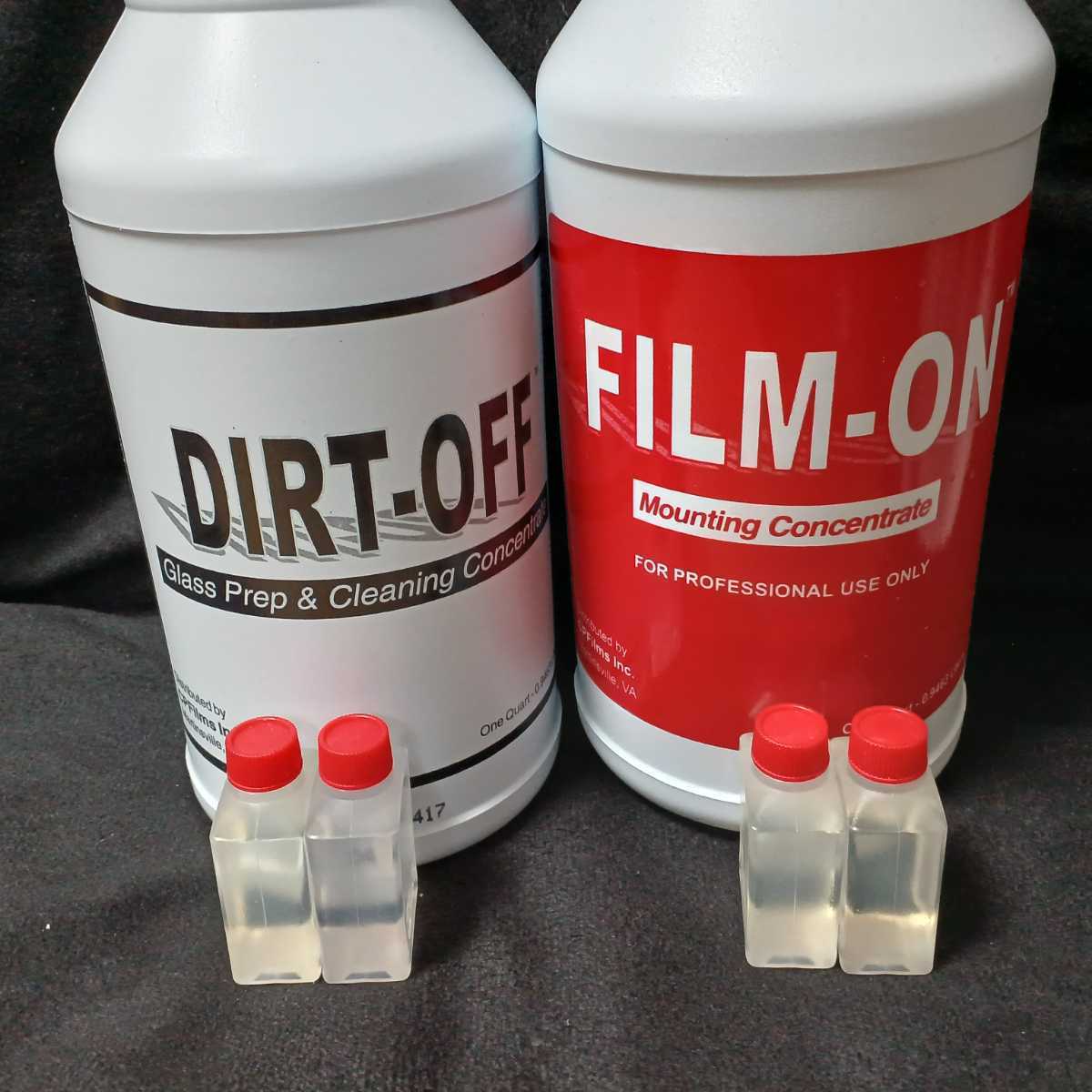 BRAINTEC ブレインテック FILM ON フィルムオン 30ml  ウルトラビジョン カーフィルム施行前の清掃液 ダートオフ DIRT OFF 30ml ⑨の画像4