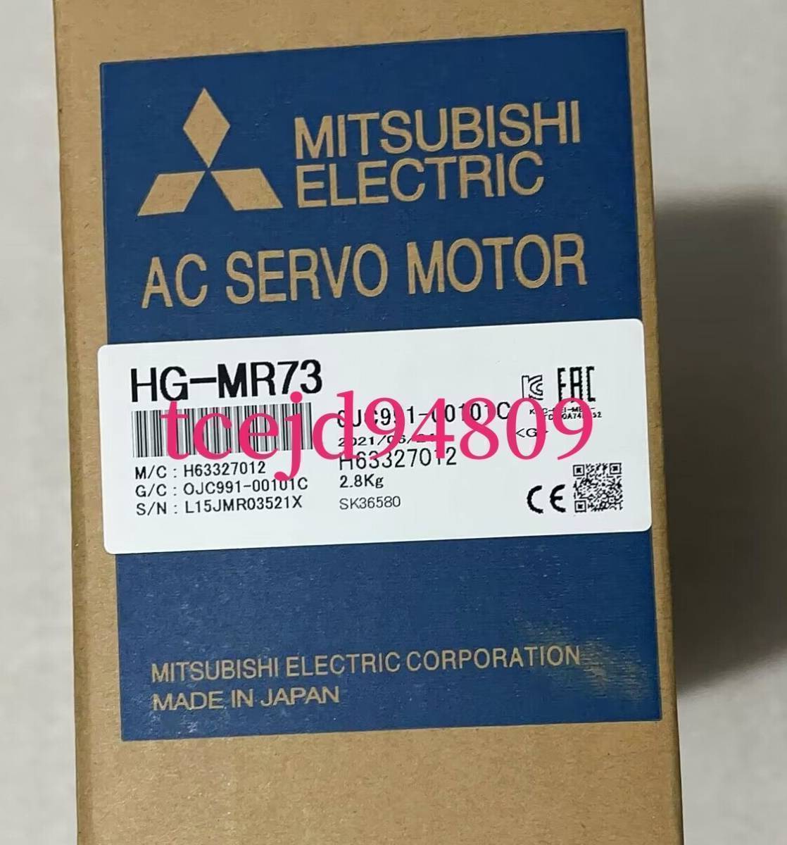 新品　MITSUBISHI/三菱電機 　HG-MR73　 サーボモーター　保証付き