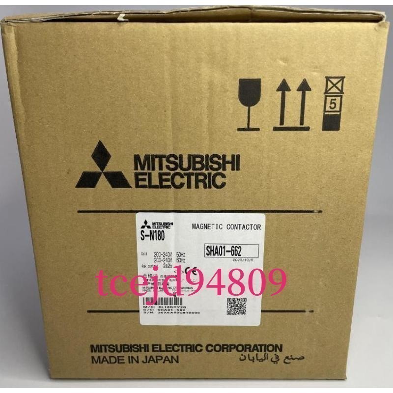 新品　MITSUBISHI/三菱電機 　S-N180 　AC220V 　2a2b　電磁接触器　保証付き