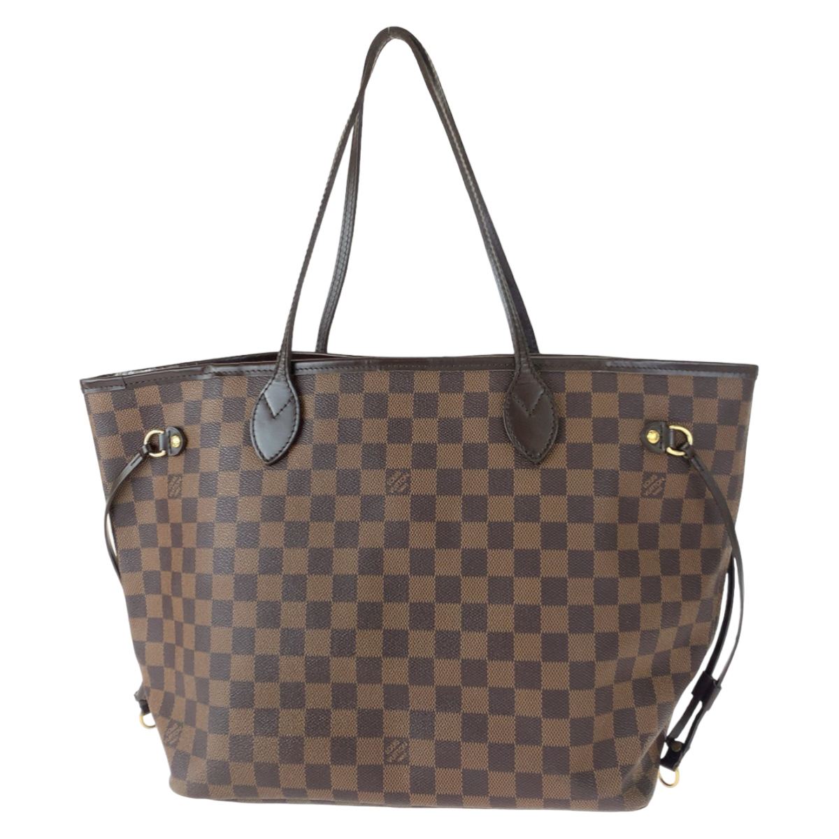 LOUIS VUITTON ルイヴィトン ダミエ ネヴァーフルMM ブラウン 茶 PVC N51105 トートバッグ ハンドバッグ レディース 404299_画像3