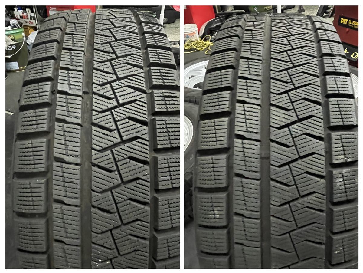 ノア、ヴォクシー、ステップWGNなどスタッドレスタイヤ /軽量アルミホイール 4本セットです。ピレリー205/60R16 96Q 2021年製_画像9