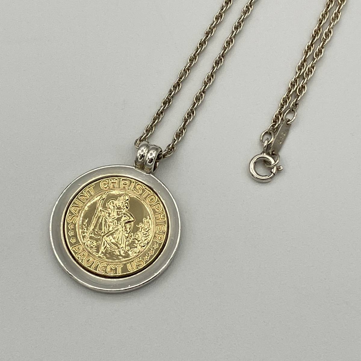 希少品 ティファニー セントクリストファー コイン ネックレス 希少品 ティファニー セントクリストファー コイン ネックレス
