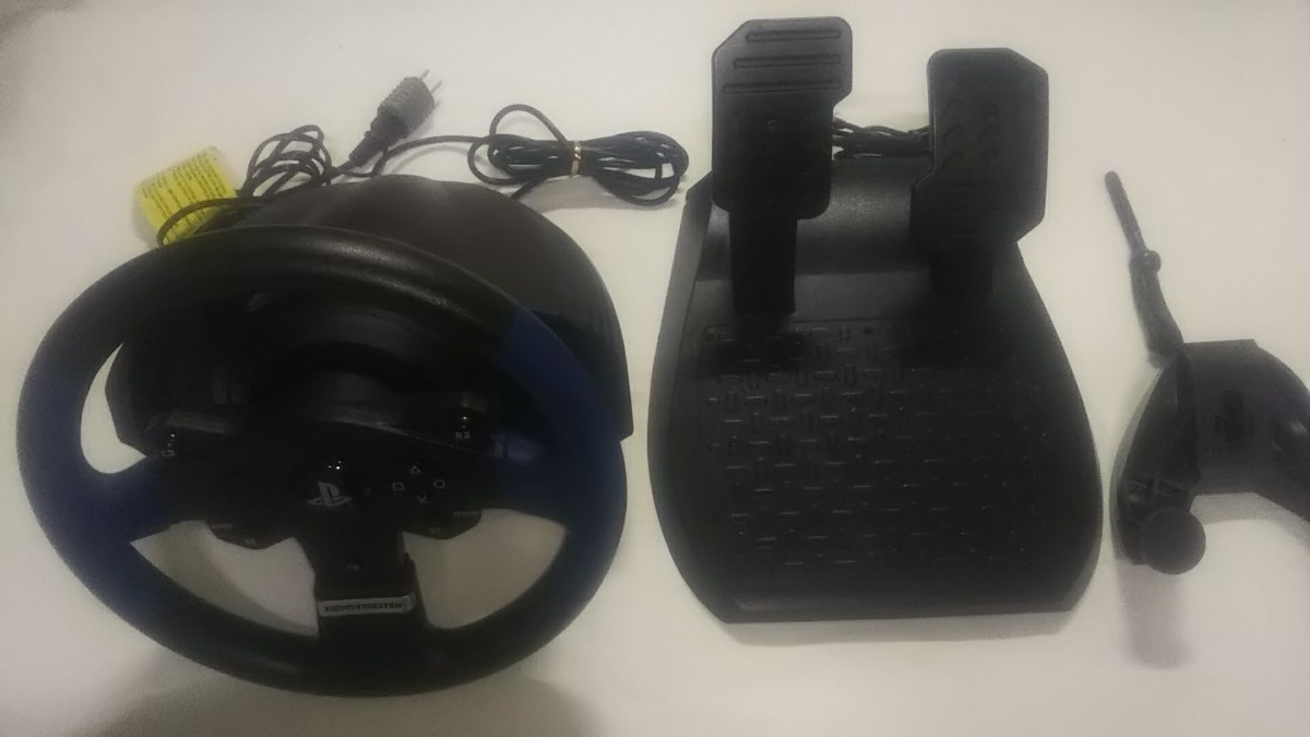 PS4/PS3 Thrustmaster T150 2ペダル ジャンク品 送料無料 スラストマスター_画像1