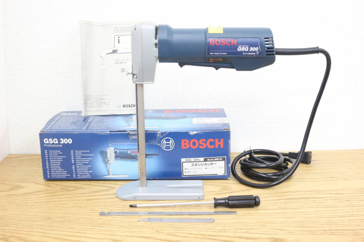 BOSCH ボッシュ スポンジカッター 300型 100V 350W 50-60Hz 電動工具 スポンジ切断機 -G896_画像1