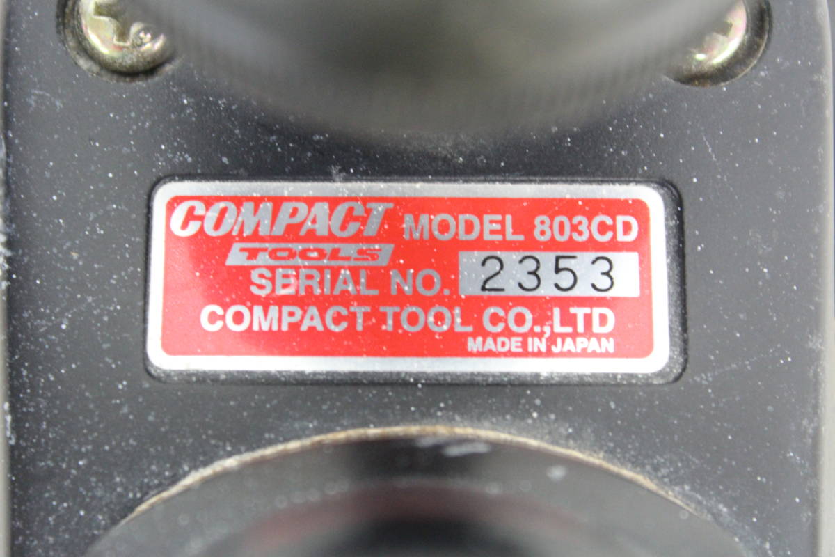 COMPACT MODEL 803CD オービタルサンダー 本体のみ 7H297S1_画像10