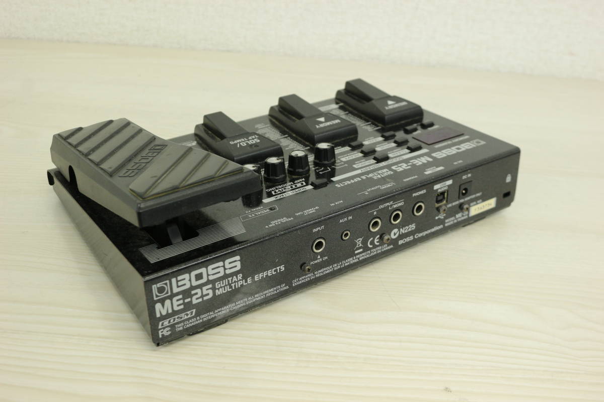 未確認ジャンク BOSS ME-25 マルチエフェクター エフェクター 本体のみ 5H467-S1_画像3