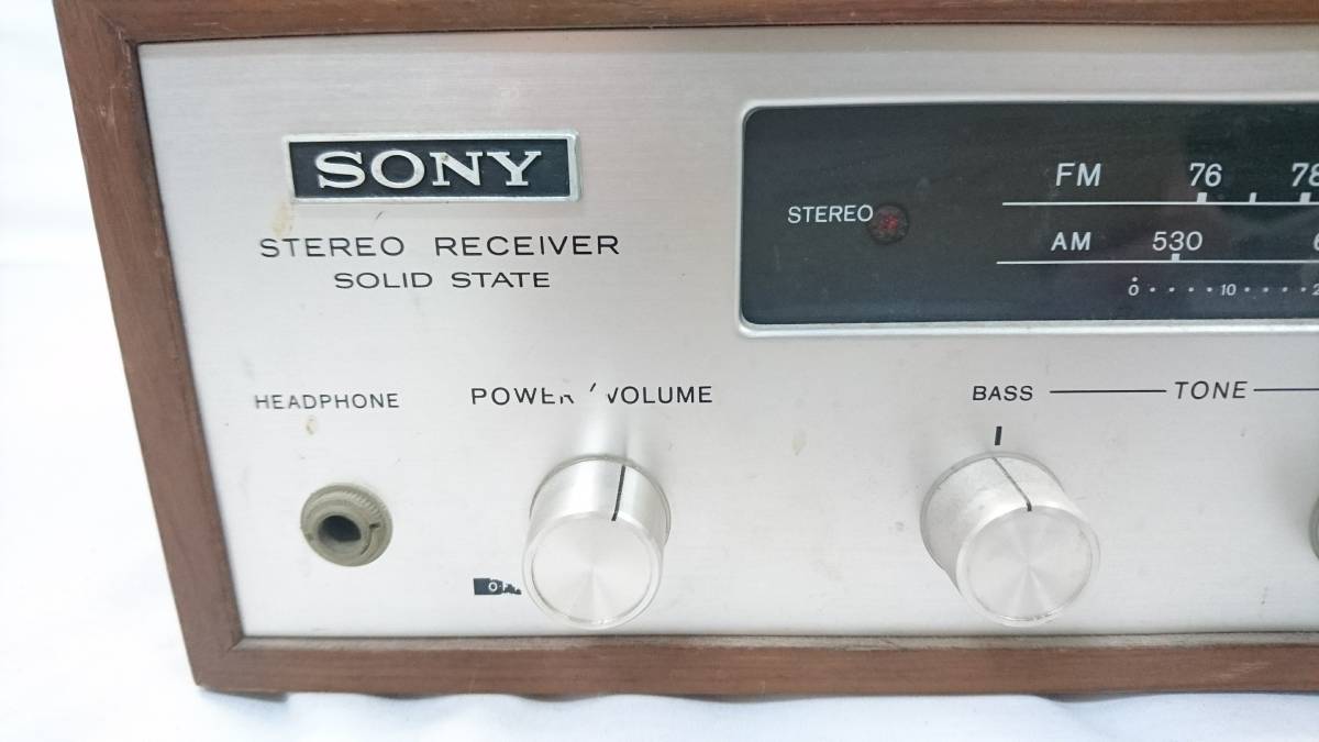 【ジャンク品】SONY ソニー ステレオセット/ターンテーブル PS-100A/FM AMレシーバー STR-100A/ペアスピーカー SS-100A/17-06KO120208_画像6