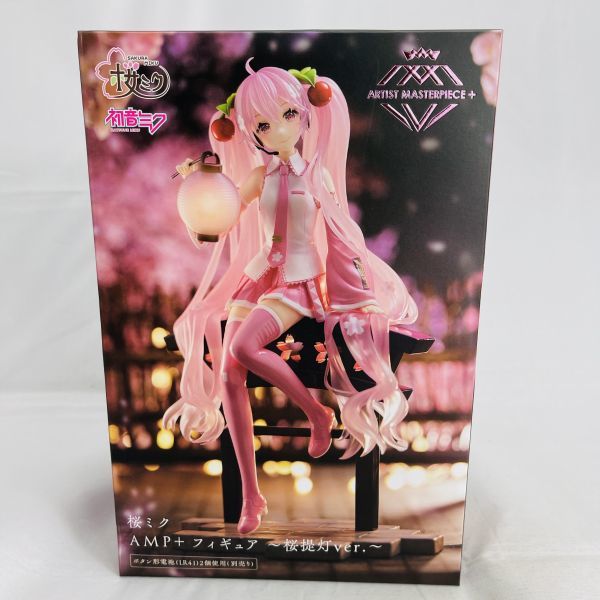 Hatsune Sakura Miku figure 初音ミク 桜ミク フィギュア AMP+ ARTIST MASTERPIECE+ 桜提灯ver 初音 桜 ミク VOCALOID ボカロ 未来_画像1