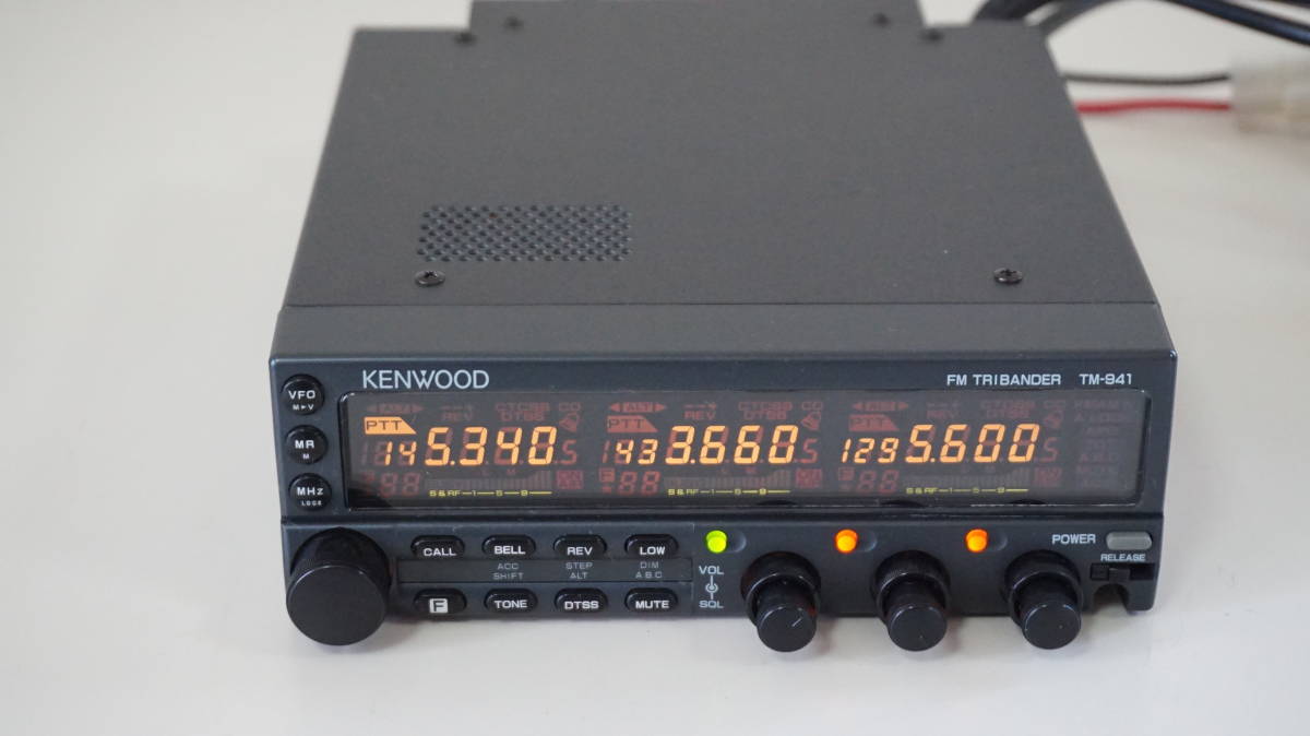 KENWOOD ケンウッド 144MHz 430MHz 1200MHz 3バンドトランシーバー　TM-941D 144/430/1200mhz tribander_画像1