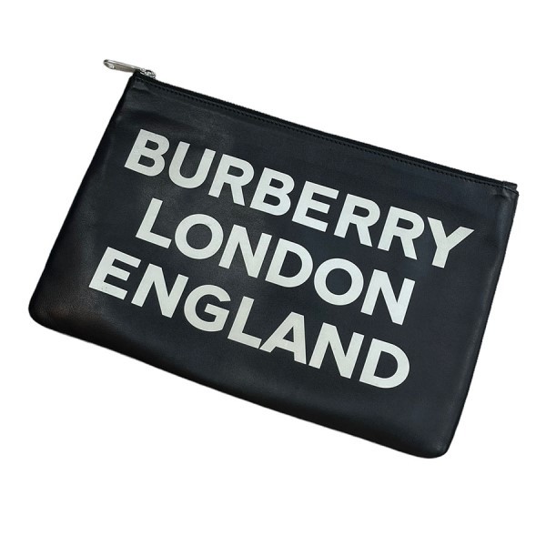 四条） BURBERRY LONDON バーバリーロンドン ロゴクラッチバッグ 8061000175992 L19