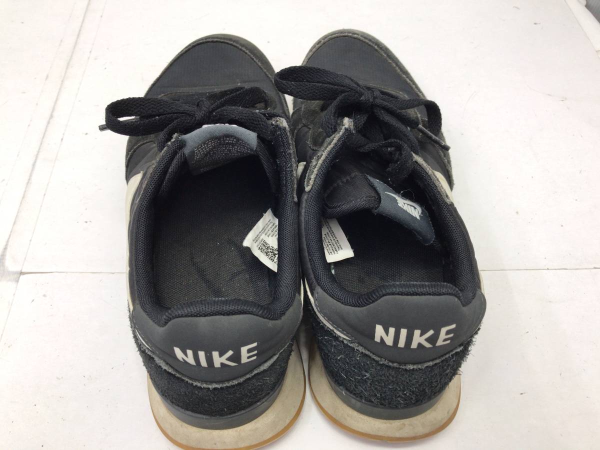 NIKE INTERNATIONALIST ナイキ インターナショナリスト スニーカー ブラック 24cm 23120101_画像3