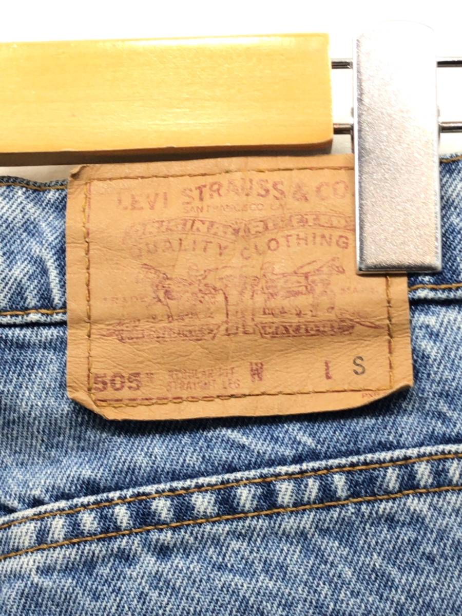 リーバイス 505 デニムパンツ ダメージ加工 Levi's 13 SHT 23120103_画像3