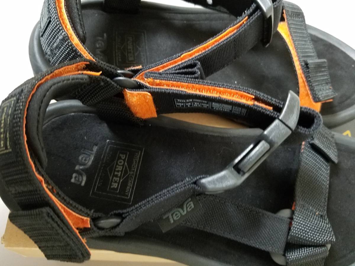 [PORTER×Teva]HURRICANE XLT 2 Porter teba Hurricane черный US7/25cm путешествие отдых спорт сандалии Yoshida bag сотрудничество новый товар 