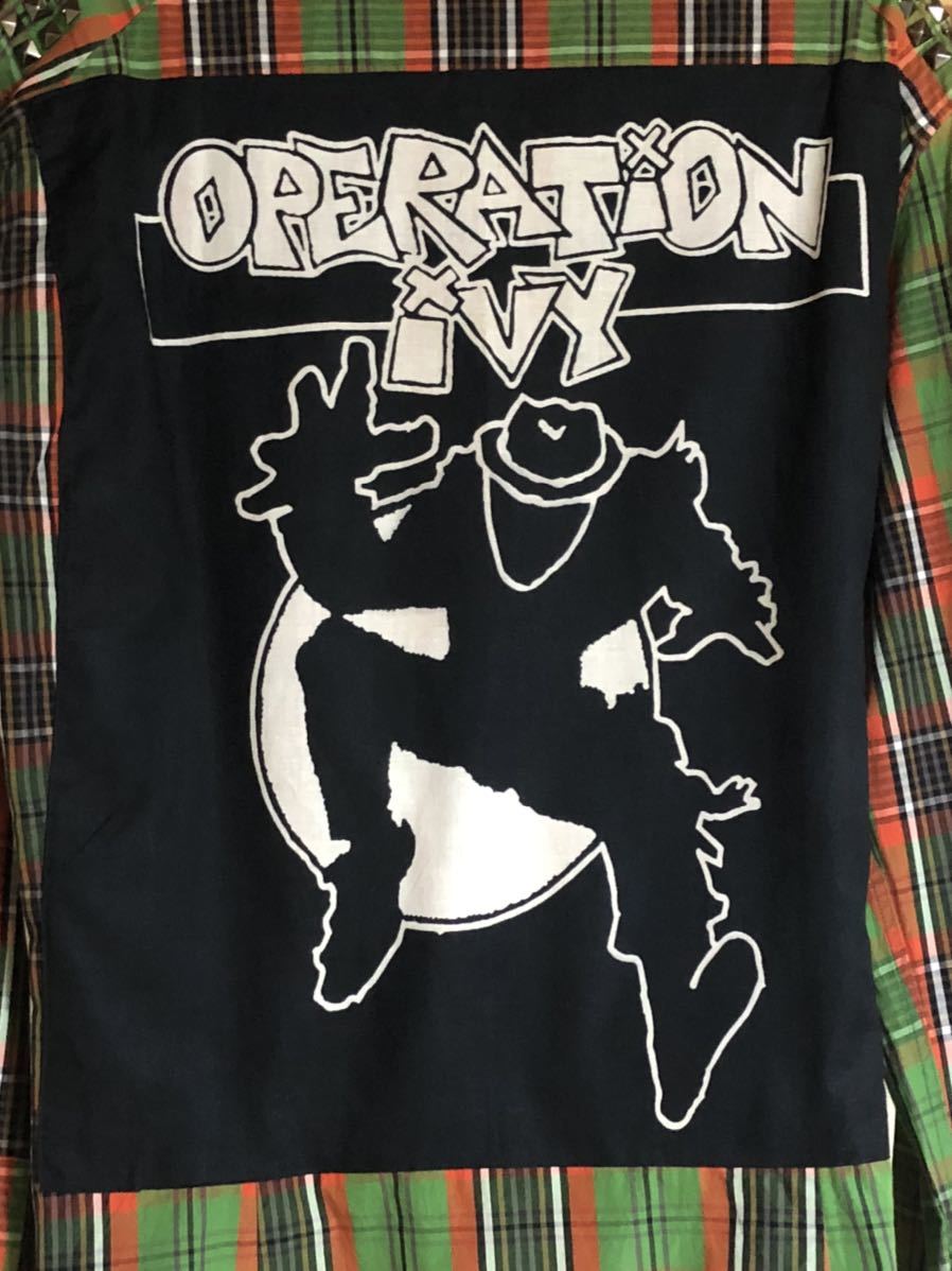 operation ivy スタッズ付カスタムシャツ 検索 fifteen rancid lookout greenday nofx snuffy smile FRUITY east bay_画像1