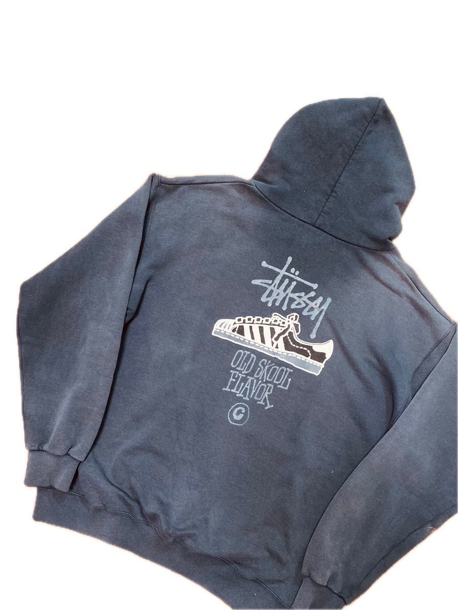 激レア】VINTAGE OLD STUSSY OLDSKOOL FLAVOR パーカー サイズ 激レア】VINTAGE OLD STUSSY OLDSKOOL FLAVOR パーカー サイズ