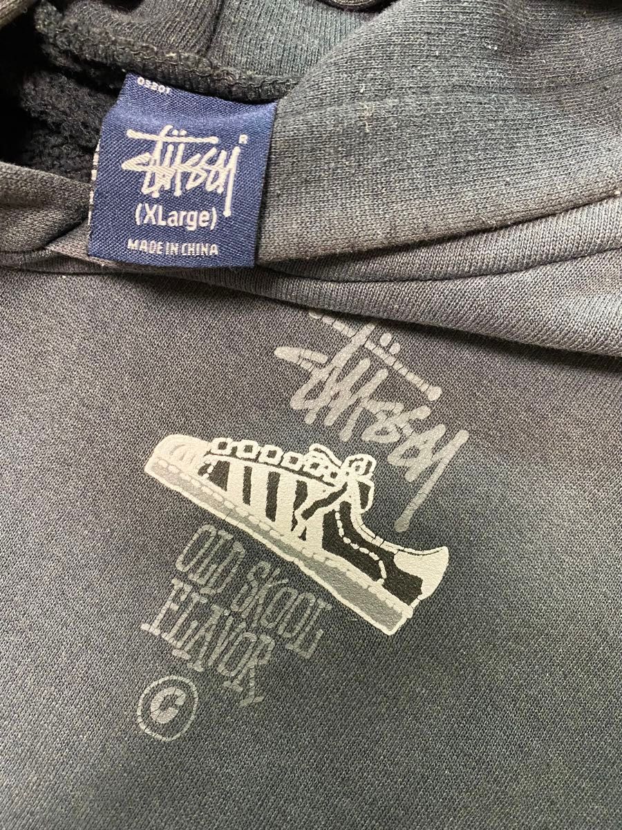 激レア】VINTAGE OLD STUSSY OLDSKOOL FLAVOR パーカー サイズ 激レア】VINTAGE OLD STUSSY OLDSKOOL FLAVOR パーカー サイズ