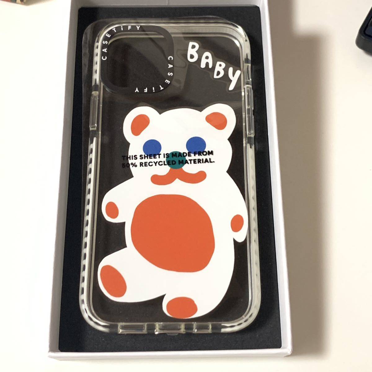 CASETiFY BB728 インパクトケース iPhone 12 Pro- Baby Bear by Katie Benn - クリア フロストの画像8