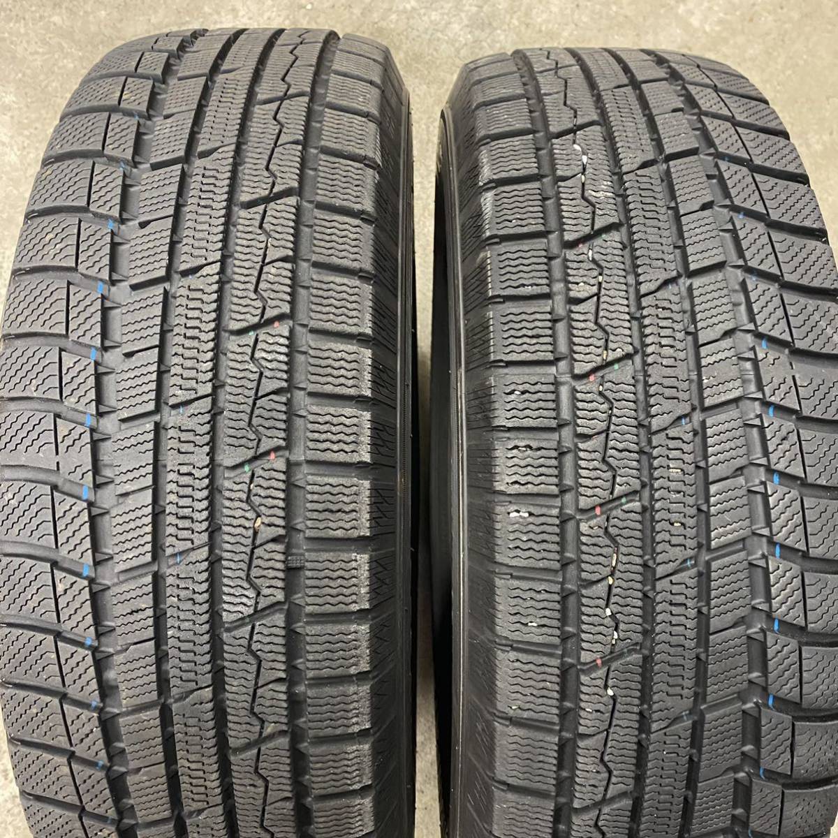 早い者勝ち●溝多 205/70R15ウインタートランパスTX スタッドレス中古2本セット ※本州のみ送料無料_画像1