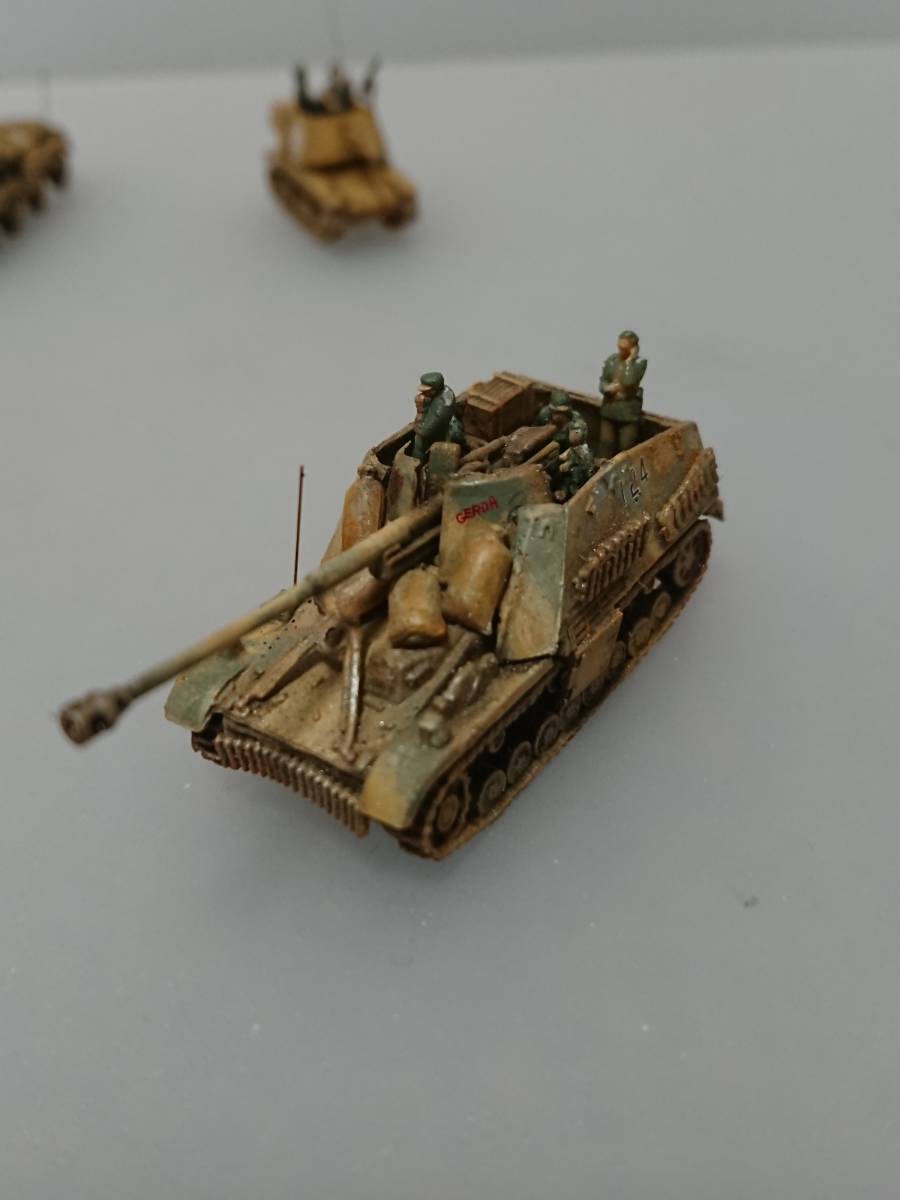 1/144完成品　ナースホルン対戦車自走砲×2＆Ⅳ号駆逐戦車70A＆Sdkfz233＆5cm対戦車自走砲35R＆捕獲英キャリア「一角獣の棲む森で」_画像4