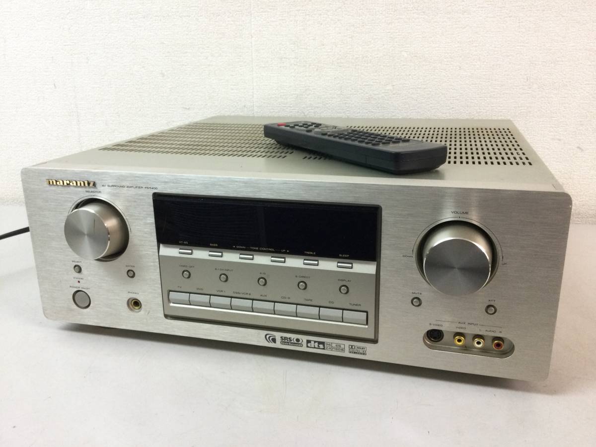 marantz マランツ AVサラウンドアンプ PS5400/F1N リモコン付き ジャンク 希少！の画像1