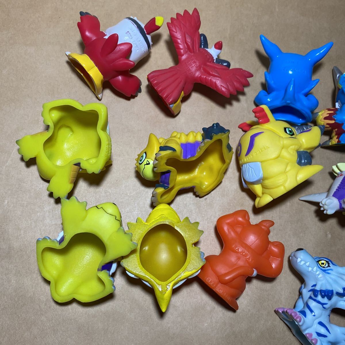 15 body set digimon finger doll figure ride lamomf Raid lamonglaumonarumajimon Anne kilo mombimon Leo mon etc. 