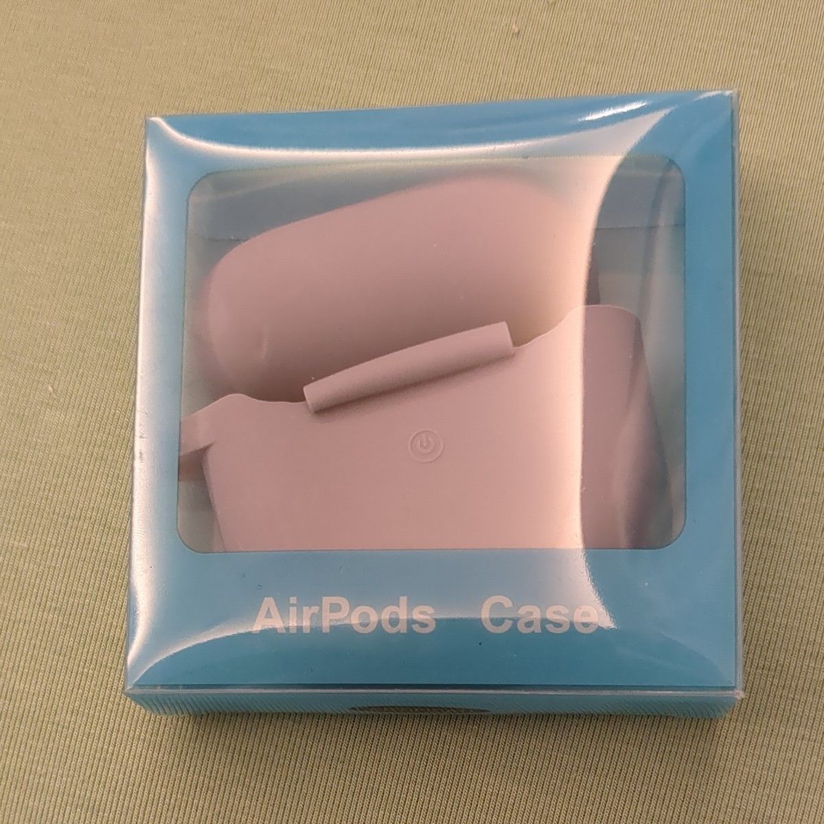 [新品、未使用]Airpods  ソフトシリコンケース ミント AirPods Apple アップル AirPodsケース