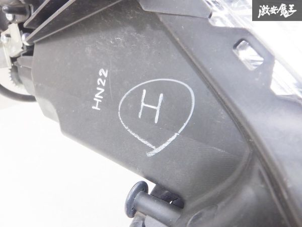 三菱 純正 HA1W アイ i ハロゲン ヘッドライト ヘッドランプ 左 左側 助手席 STANLEY P4905 刻印 H 即納 棚25P_画像5