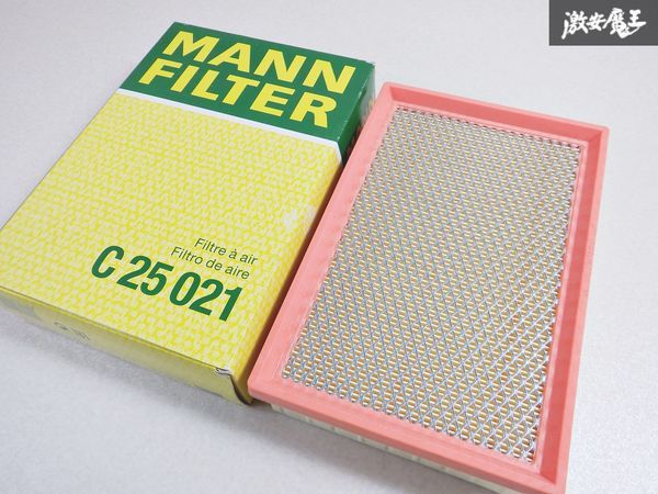 未使用 在庫有 MANNFILTER ジャガー XK-TYPE J43 型式： J43YB エアーフィルター C25 021 C2P16933 1ピース 棚19A_画像1