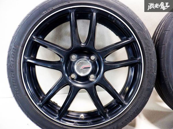  Rays ma LUKA G-games 16 -inch 5J +45 PCD 100 4H 4 hole tire wheel 4ps.@ Roadster Civic Integra MR-S Yaris etc. shelves 33B