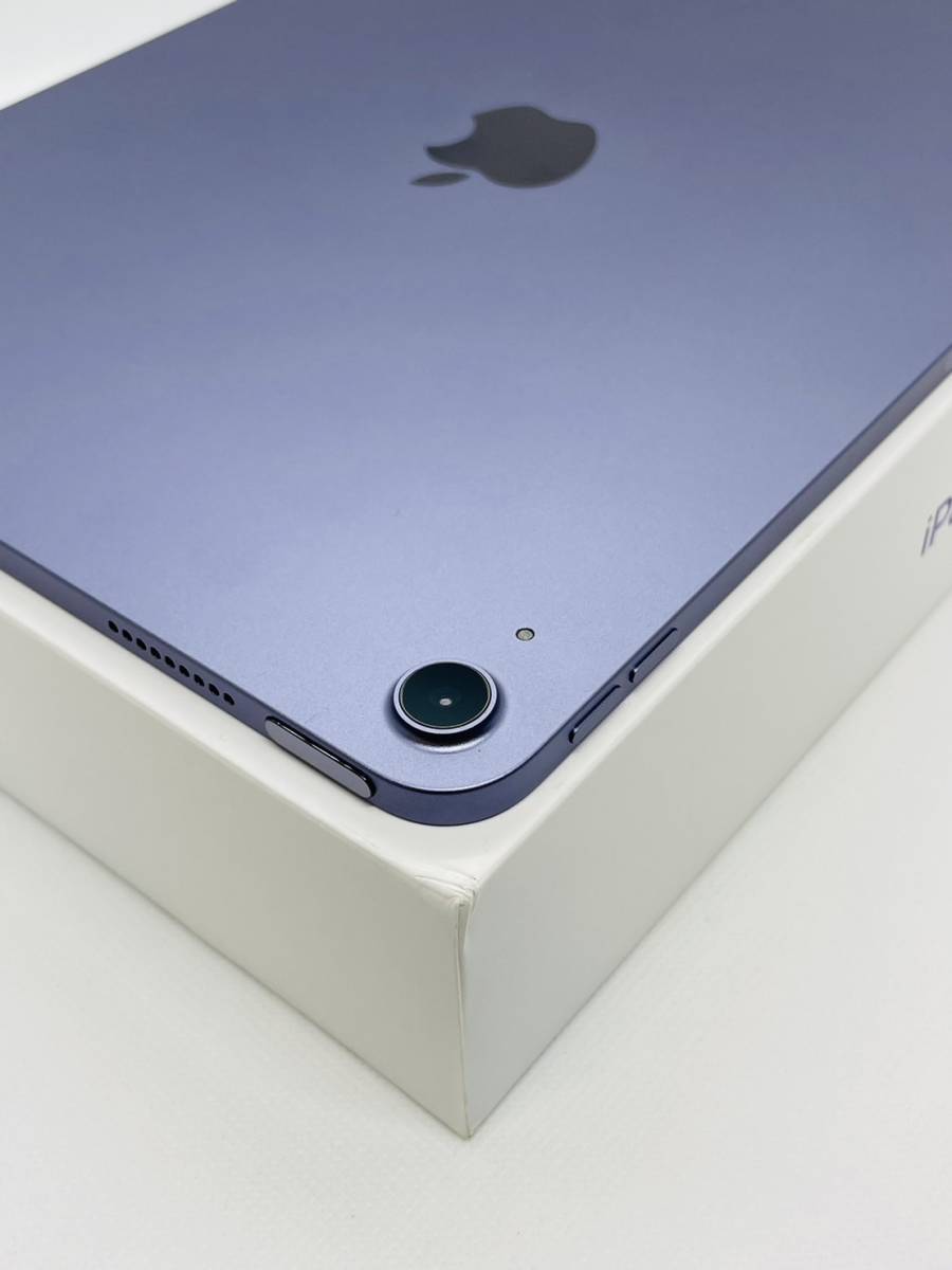 【ほぼ新品】iPad Air 第5世代 2022年モデル 64GB パープル wifiモデル バッテリー状態100% 充電回数 付属品完備 匿名配送！即決あり！_画像8