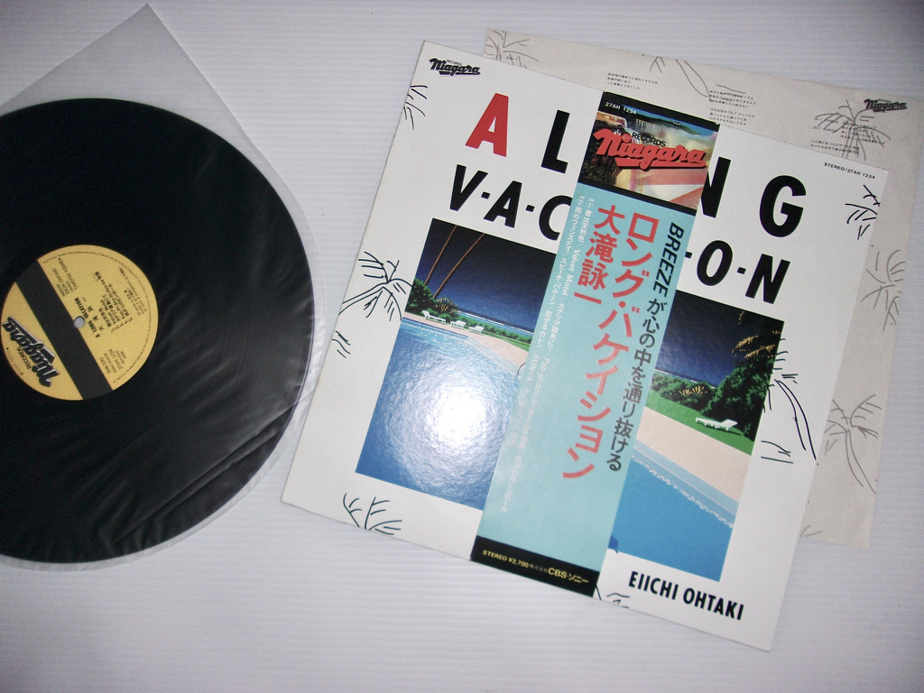 レコード 帯付 A LONG VACATION 大滝詠一 1stプレスレア盤 NGLP-523-OT