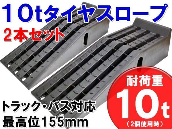 10t タイヤスロープ　　カースロープ　トラック　バス対応！　2個セット 最大積載10Ｔ　_10tタイヤスロープ