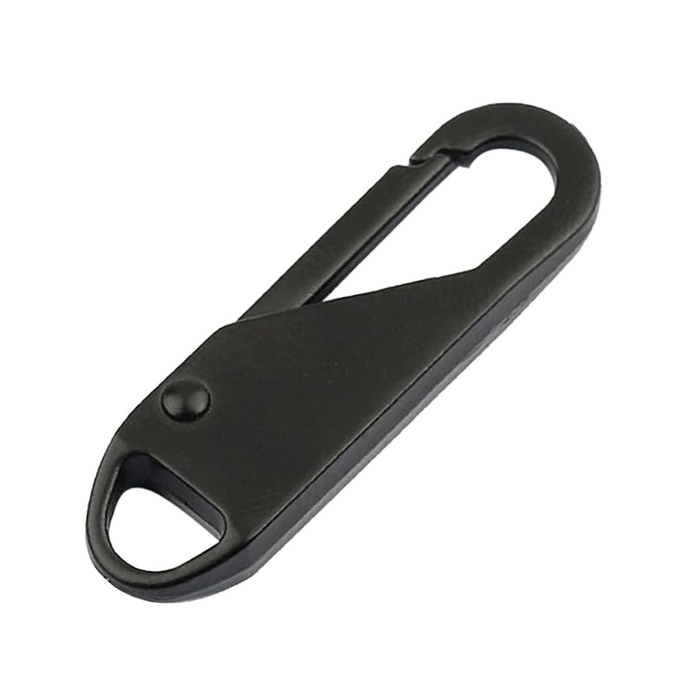  metal zipper head pull lock pendant pull fastener discount hand zipper tab pull tab fastener metal black black k