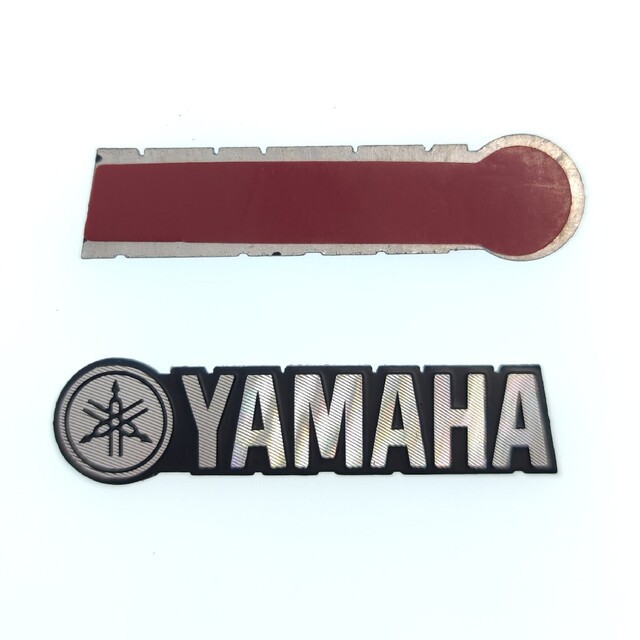 YAMAHA Yamaha aluminium эмблема plate серебряный / черный g
