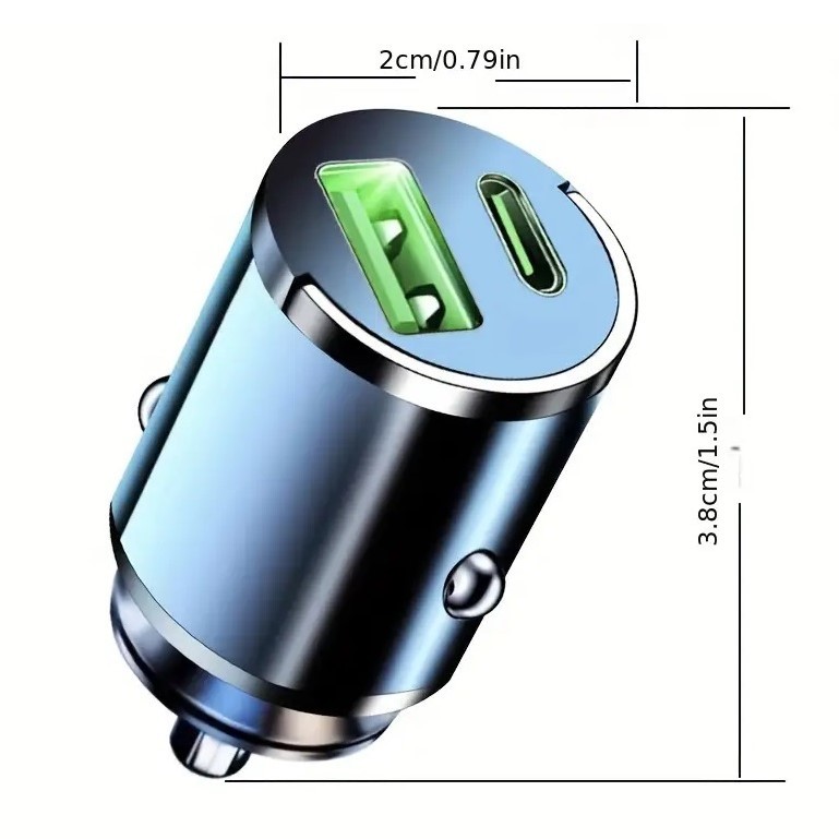 シガーソケットからはみ出さない OLAF カーチャージャー FAST CHARGE 急速充電 ミニ 最小 100W プルリング仕様 USB Type-A Type-C PD u_画像9