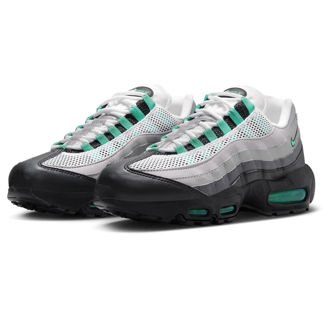 ■ナイキ ウィメンズ エア マックス 95 ブラック/スタジアムグリーン/パールグレー 新品 23.0cm US6 NIKE WMNS AIR MAX 95 DH8015-002_画像6