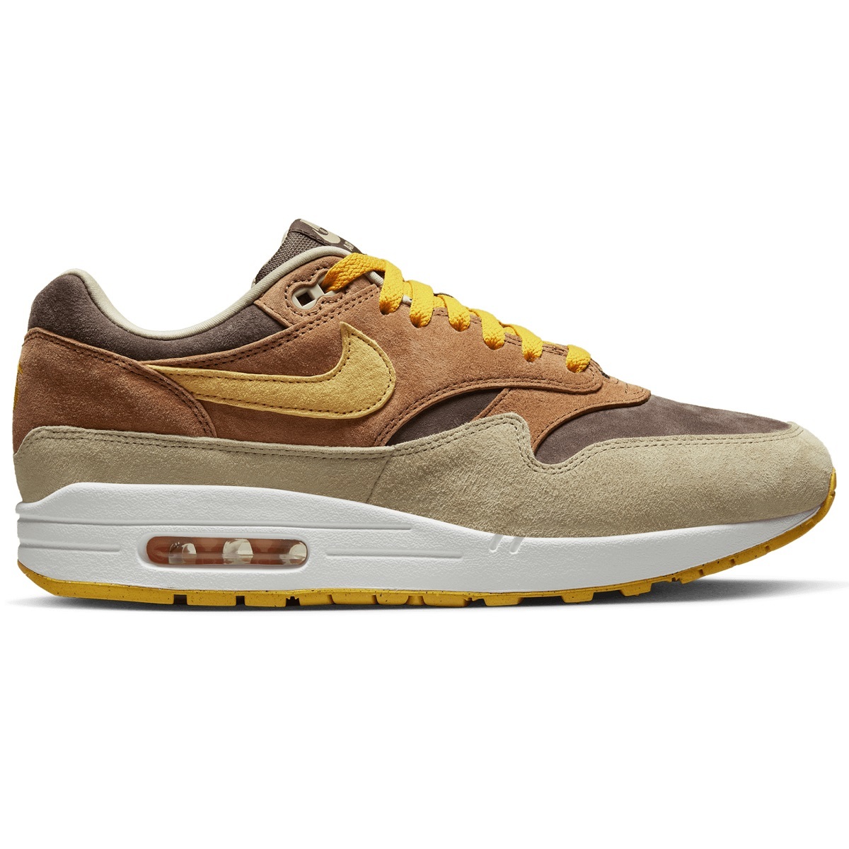 ■ナイキ エア マックス 1 プレミアム ダック ピーカン/イエローオークル 新品 27.0cm US9 NIKE AIR MAX 1 PRM DUCK DZ0482-200_画像2