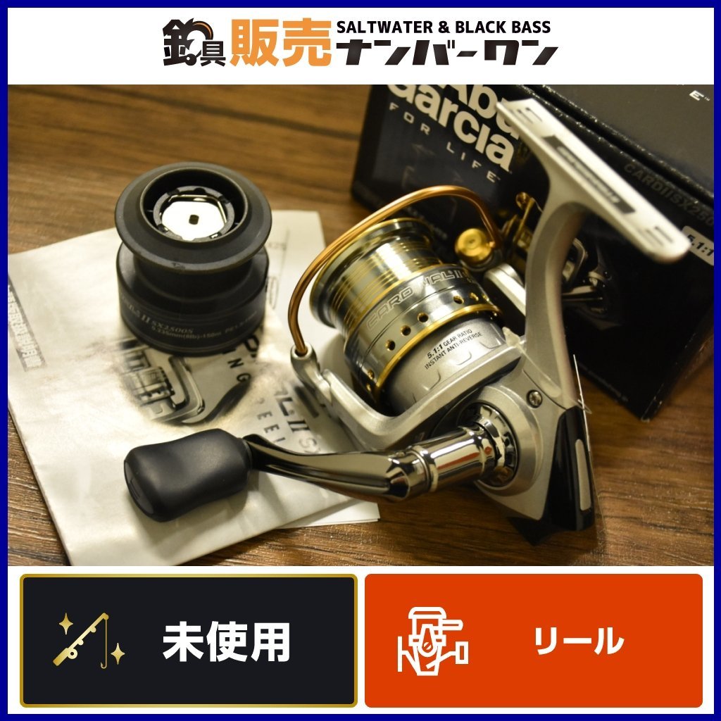 【未使用品☆1スタ】アブガルシア カーディナルⅡ SX 2500S ABU GARCIA スピニングリール 替えスプール付き（CKN_O1）_画像1