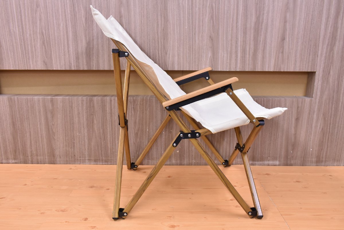 【1スタ☆】ハイランダー アルミリラックスチェア Hilander 折り畳み チェア チェアー 椅子 キャンプ アウトドア 等に（KKR_O1）_画像4
