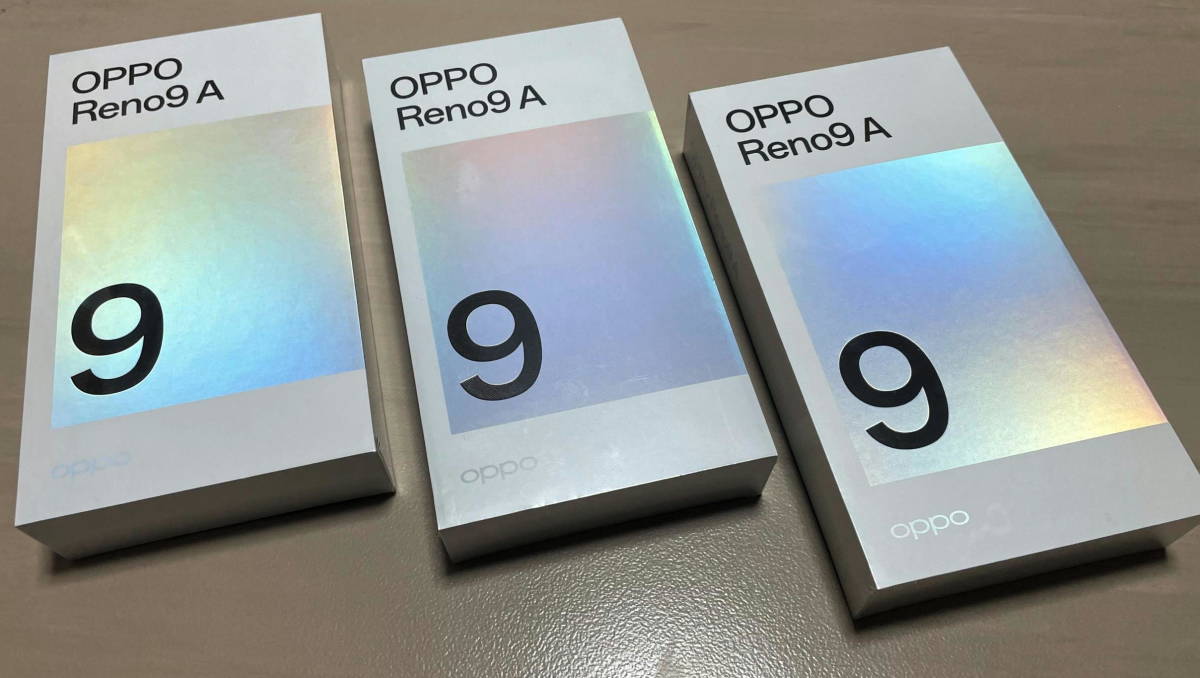 ☆OPPO Reno9 A/ナイトブラック/ワイモバイル版SIMフリー☆新品未使用