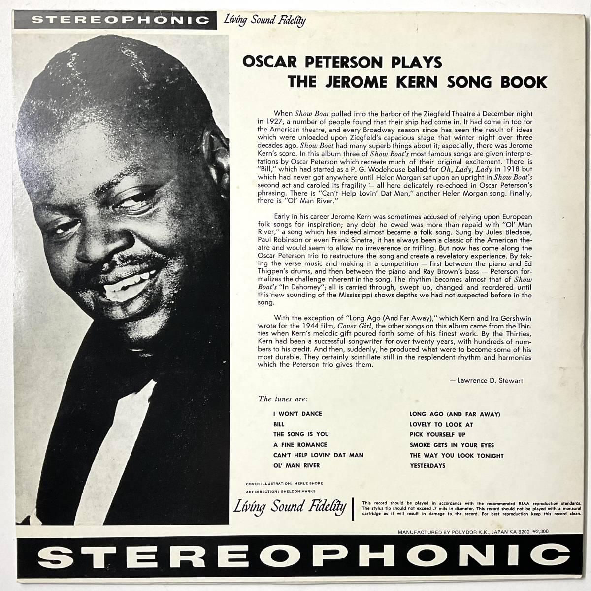 Oscar Peterson Plays The Jerome Kern Songbook オスカーピーターソン ジェロームカーン ソングブック Verve 23MJ3119 *306 レコード LP_画像2