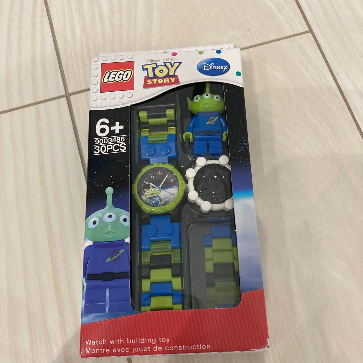 LEGO wristwatch Toy Story Disney green men 