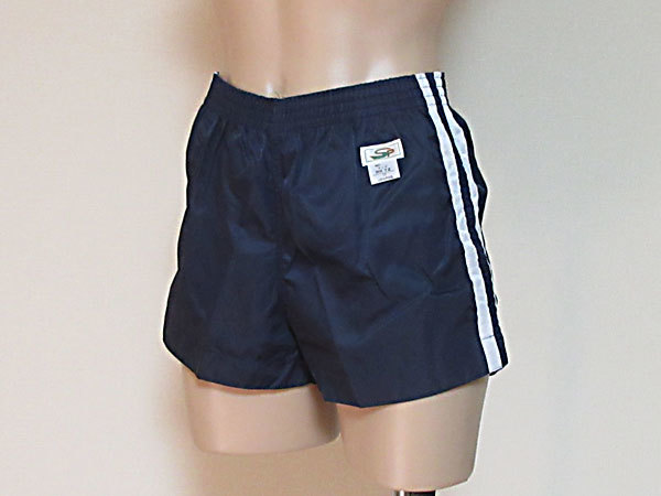 体操服 短パン 男子ショートパンツ★ナイロン★スポレッシュ sporlesh★濃紺 ネイビー★日本製★Sサイズ★未使用