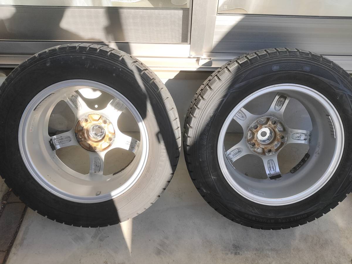 【中古品】トヨタ　ノアNOAH・ヴォクシーVOXY用スタッドレスタイヤ(ダンロップ WINTER MAXX)205/65R15＋アルミホイール_画像7