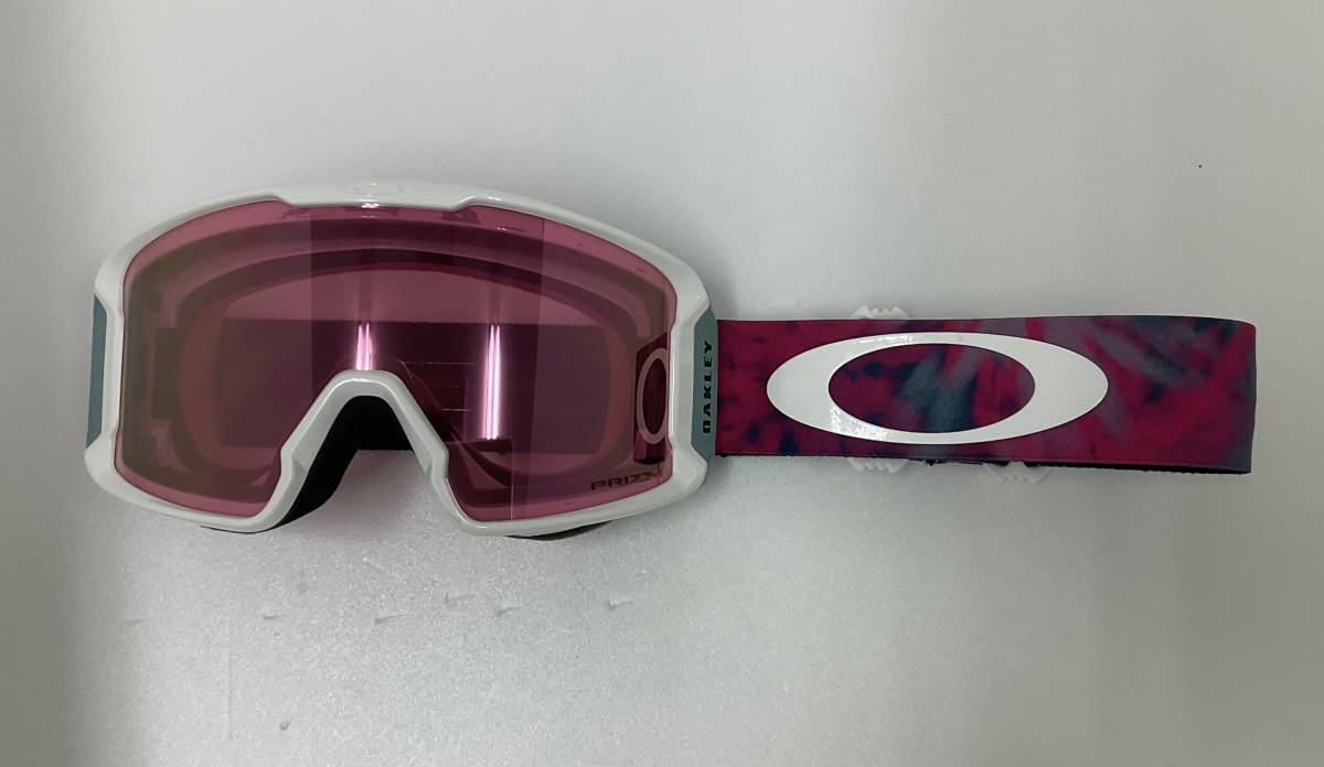 Oakley ゴーグル Line Miner Ｍ Prizm Snow Pink Iridium 中古美品　おまけ付 曇り～雪用_画像3